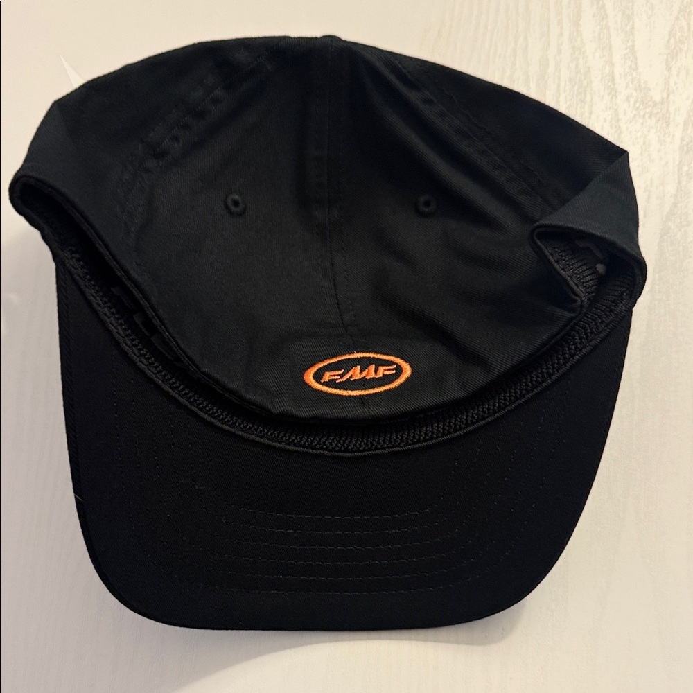 FMF Black and Orange Cap - Picture 2 of 4